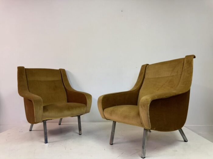 belgian armchairs 1960s set of 2 4028