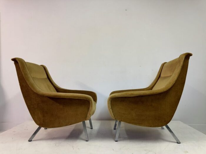 belgian armchairs 1960s set of 2 4052