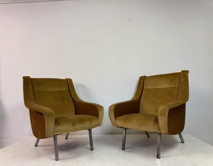 belgian armchairs 1960s set of 2 7441