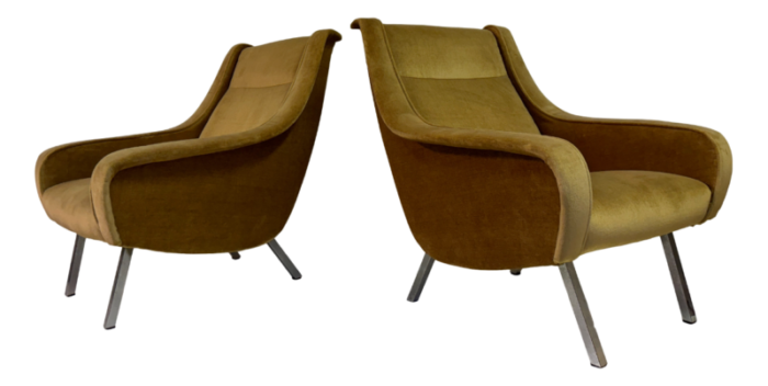 belgian armchairs 1960s set of 2 9181