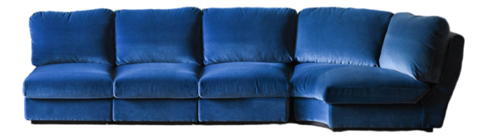 blue lb modular sofa 2010s 1935