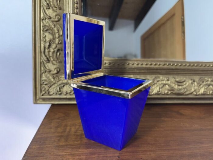 blue opaline opalin box 1900s 7