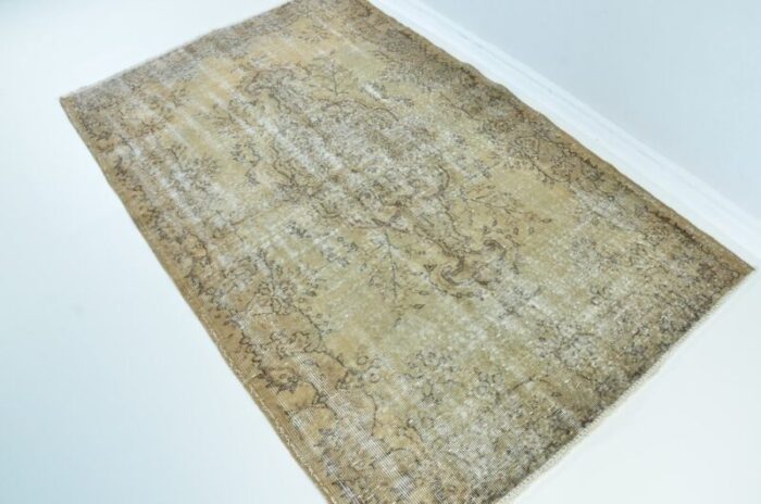 bohemian handknotted oushak rug 1960 6