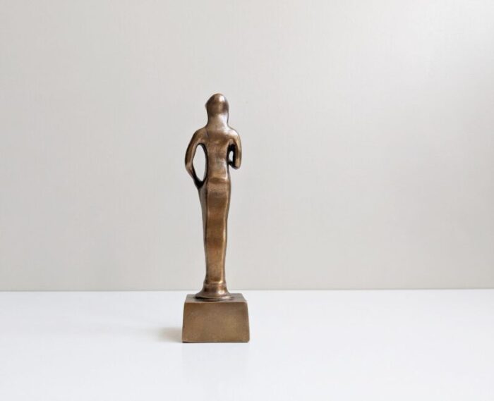 brachial style bronze sculpture of woman 7554