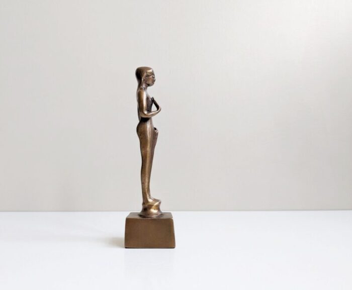 brachial style bronze sculpture of woman 7759