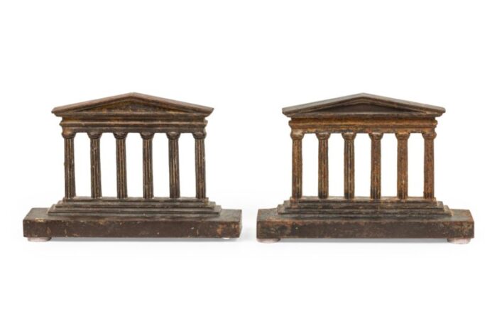 bradley and hubbard grand tour bronze reduction bookends a pair 3152