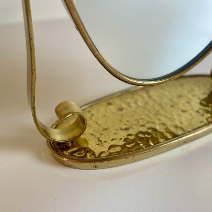 brass mirror attributed to gio ponti 1940s 4