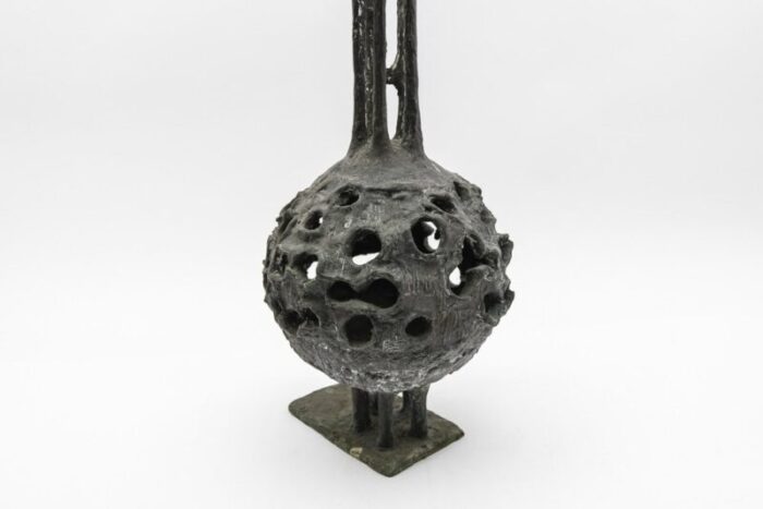 bronze ball fountain from nuremberg aok by guenther rossow 1970s 6