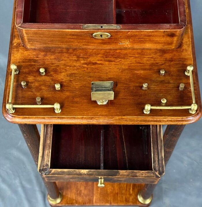 brown cigar table 1920s 2239