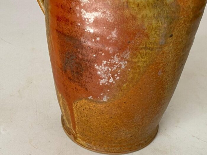 brown stoneware jug france 1960s 3