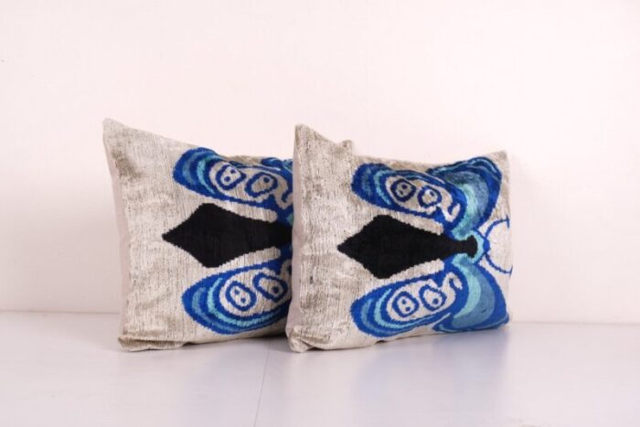 butterfly ikat cushion cover set of 2 3