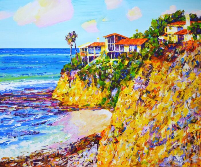 california 6 original contemporary painting by iryna kastsova 3585