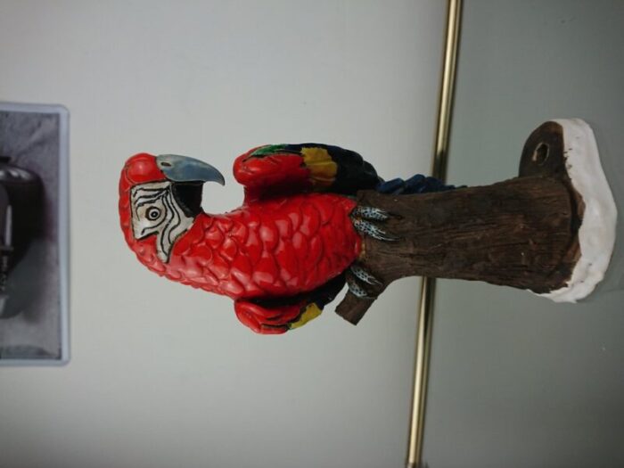 ceramic macaw parrot by mailard 1960s 7