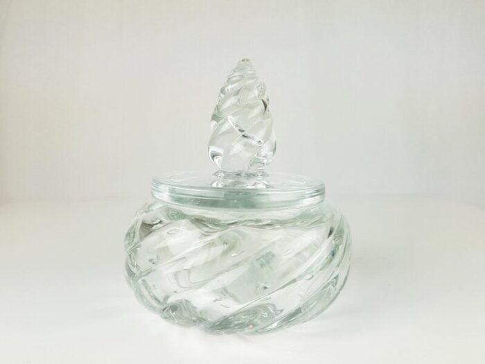 clear murano glass box attributed to archimede seguso for seguso 1950s 7