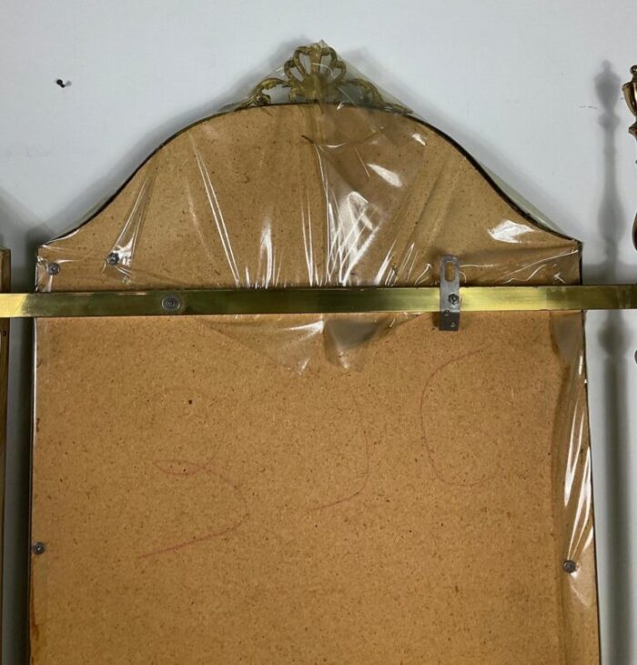 clothes rack with brass structure 1960 16