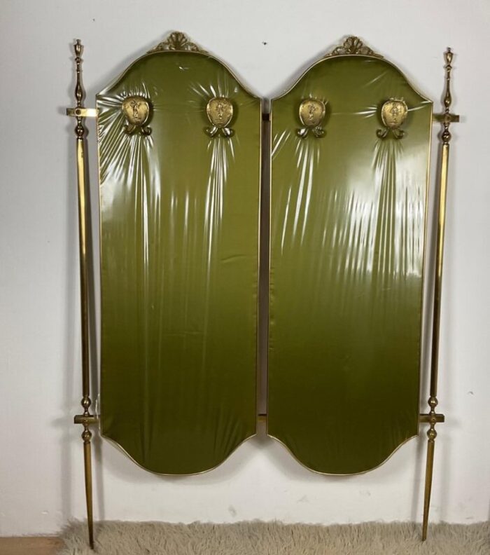 clothes rack with brass structure 1960 2