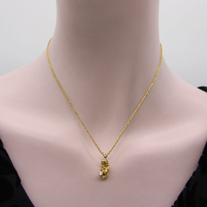 contemporary 14k gold sequin like italian chain 9656