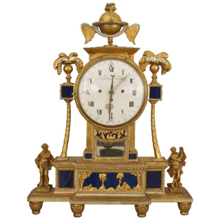 continental austrian gilt mantel clock 9891