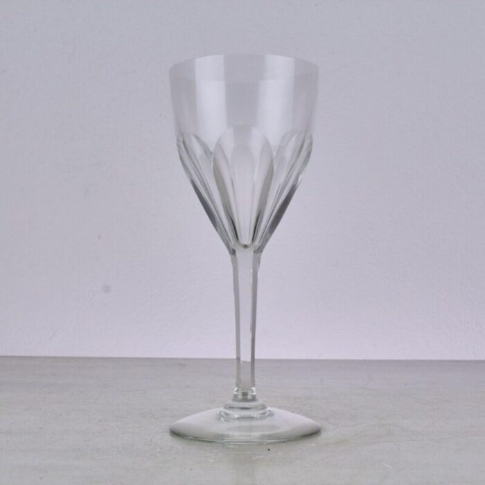 crystal glasses from saint louis set of 6 1