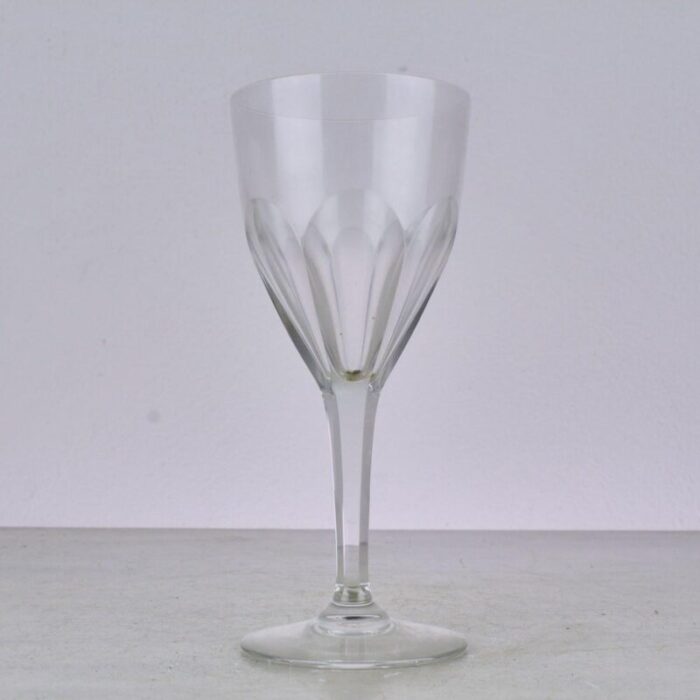 crystal glasses from saint louis set of 8 1