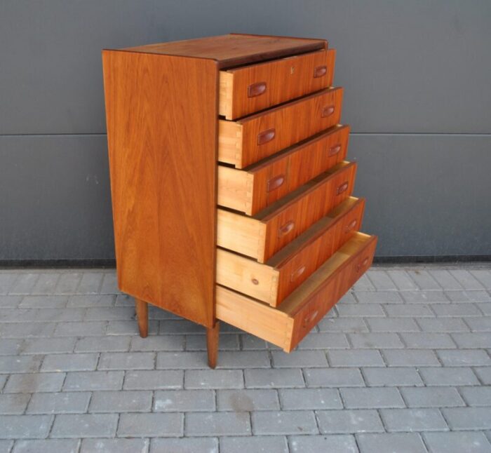 danish teak chest of drawers 1960s 2663