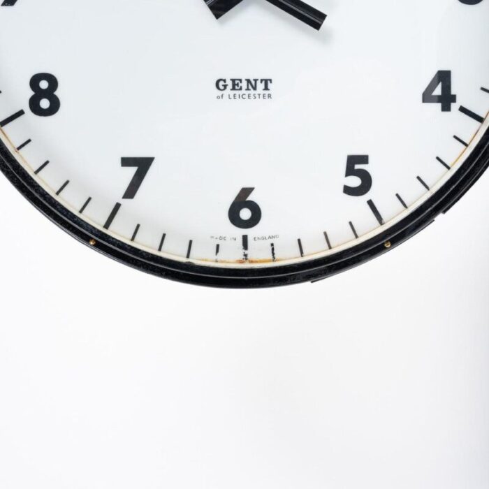 double sided illuminated british rail station clock from gent of leicester 13