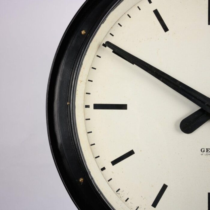 double sided railway platform clock by gents of leicester 6