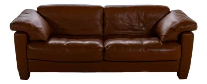 ds 17 cognac leather sofa from de sede 9515