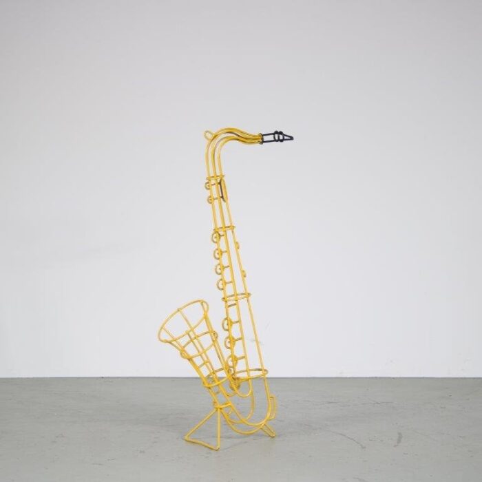 dutch saxophone shaped rack 1960s 1