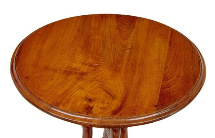 early 20th century carved teak side table 1920s 2425