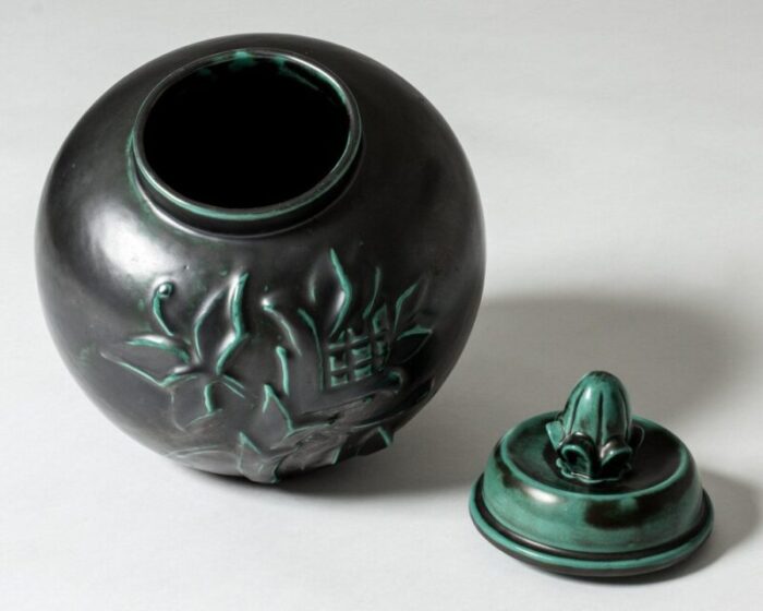 earthenware jar from upsala ekeby 1940s 5