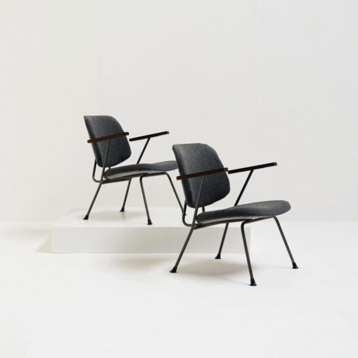 easy chairs by gijs van der sluis 1970s set of 2 0235