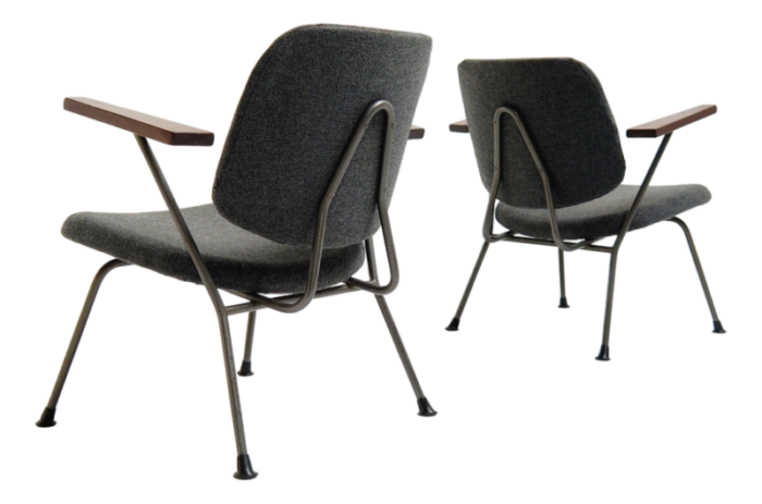 easy chairs by gijs van der sluis 1970s set of 2 6026