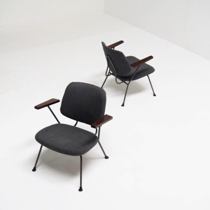 easy chairs by gijs van der sluis 1970s set of 2 7923