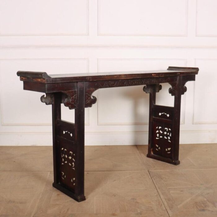 elm chinese console table 1890s 0126