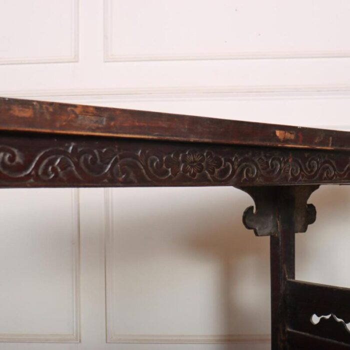 elm chinese console table 1890s 1007