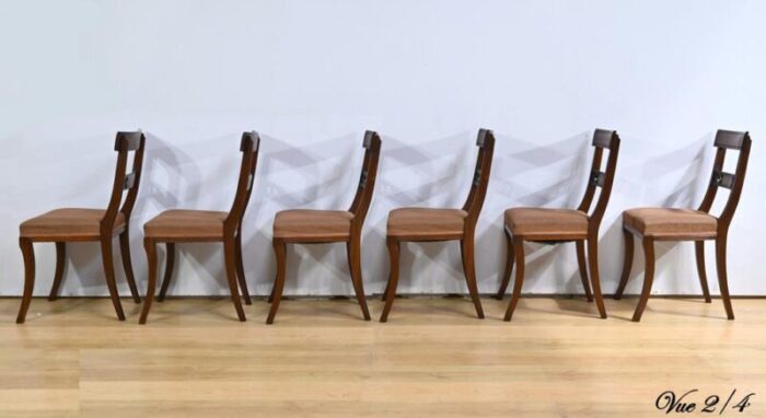 english mahogany chairs and armchairs set set of 8 0350