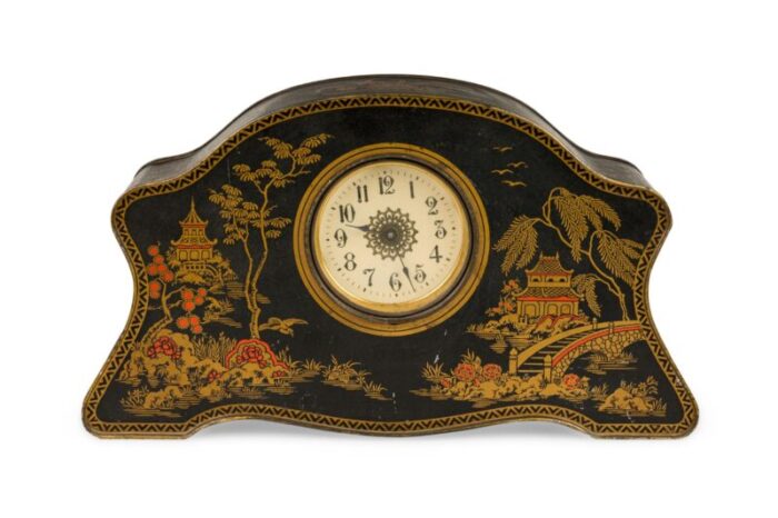 english regency chinoiserie clock set a pair 2019