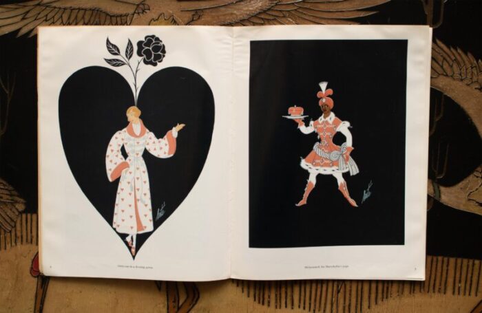 ertes costumes and sets for der rosenkavalier 1980 art book with full color prints for framing 1070