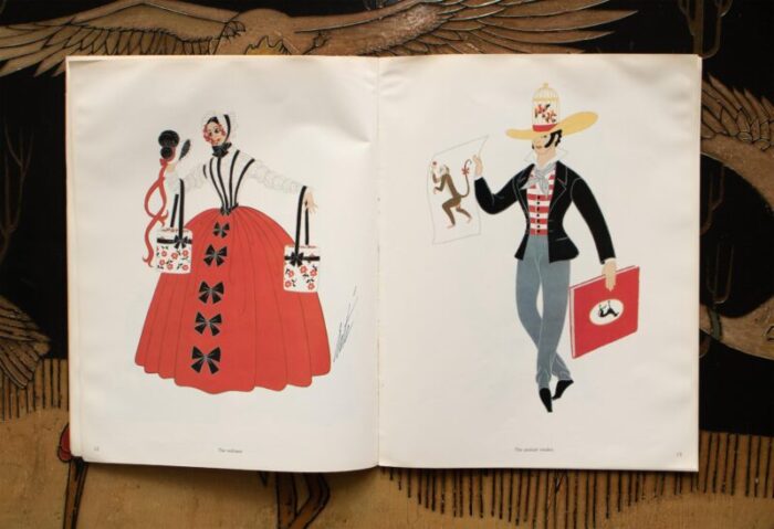 ertes costumes and sets for der rosenkavalier 1980 art book with full color prints for framing 2662