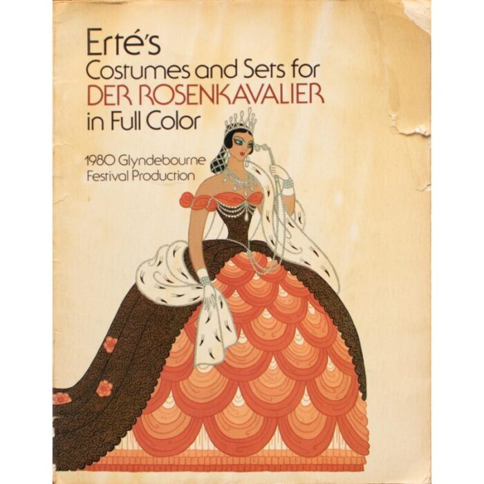 ertes costumes and sets for der rosenkavalier 1980 art book with full color prints for framing 3745