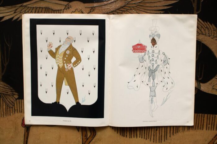 ertes costumes and sets for der rosenkavalier 1980 art book with full color prints for framing 9478