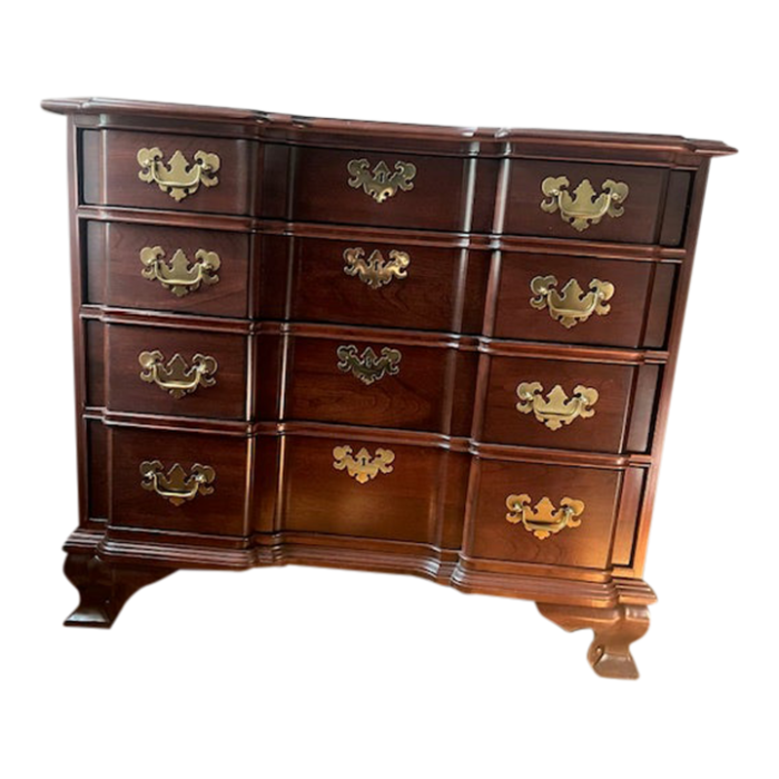 ethan allen chippendale bachelor chest 8225