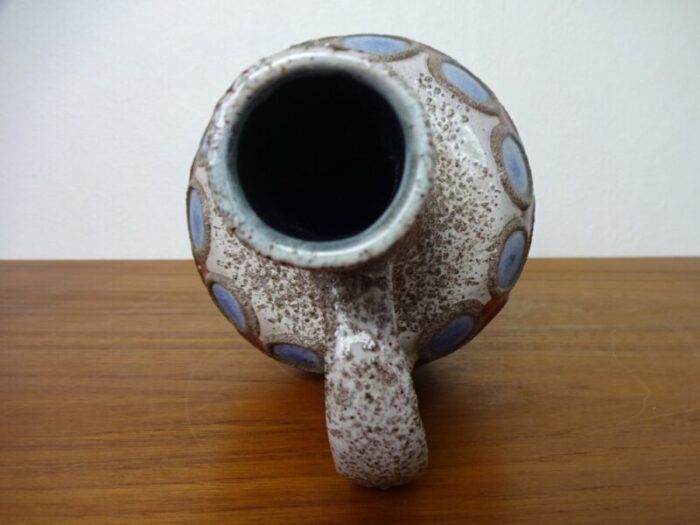 fat lava ceramic vase from veb haldensleben east germany 1970s 10