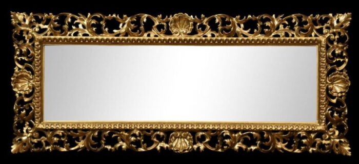 florentine giltwood wall mirror 1890s 1