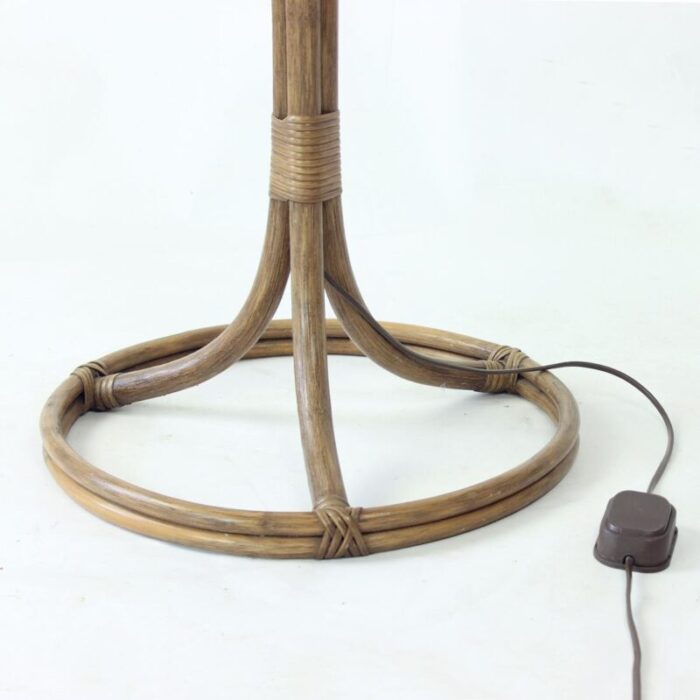 freestanding floor lamp in bamboo czech republic 1990s 4749