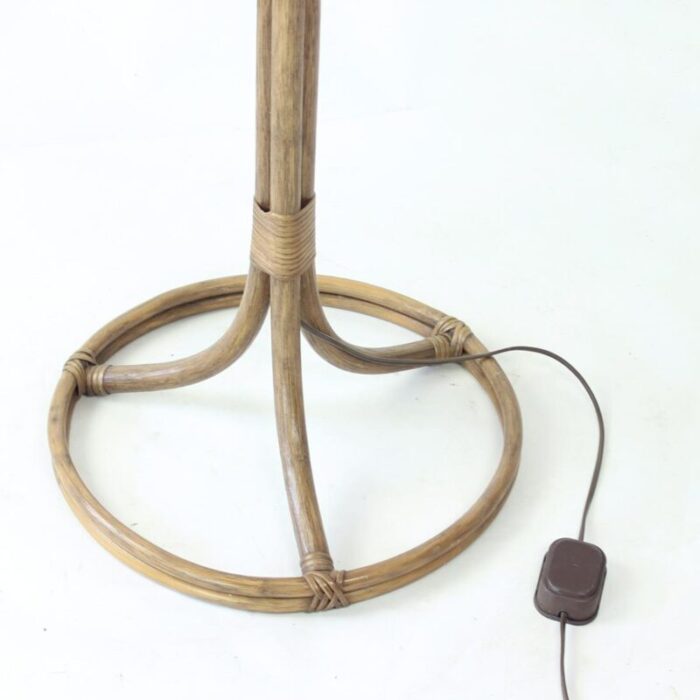 freestanding floor lamp in bamboo czech republic 1990s 5276