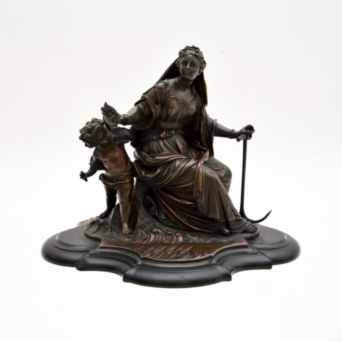 french artist sculpture 1860 bronze 9809