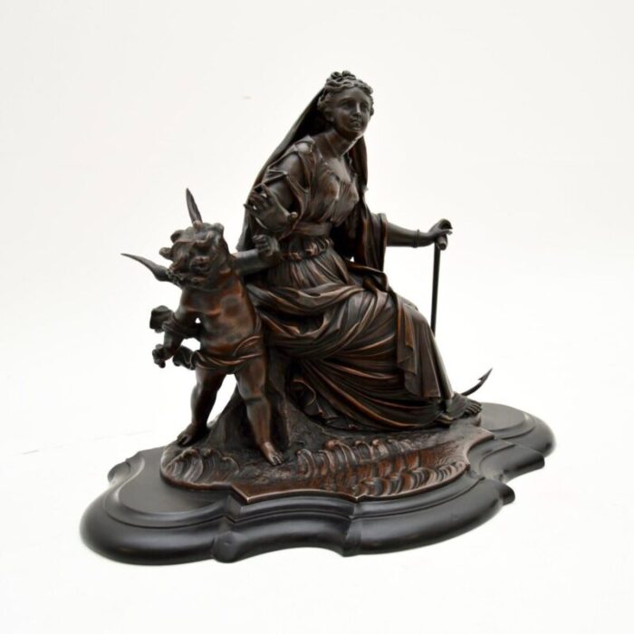 french artist sculpture 1860 bronze 9988