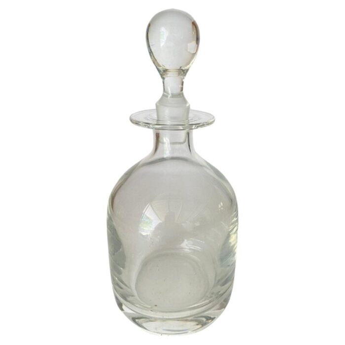 french baccarat style crystal whiskey decanter 1